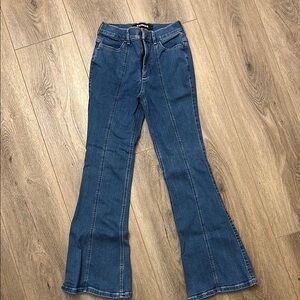 Women's Blue Flared Jeans